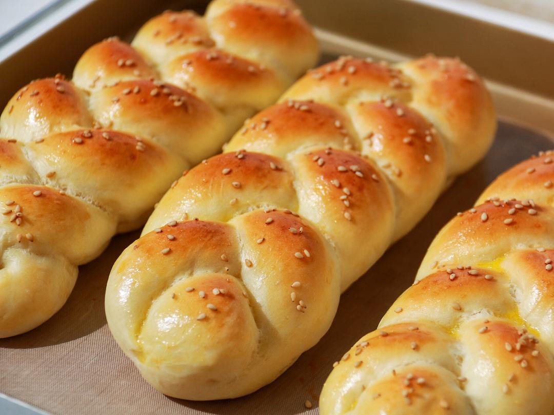 一次发酵|酸奶辫子面包——低卡烘焙的做法