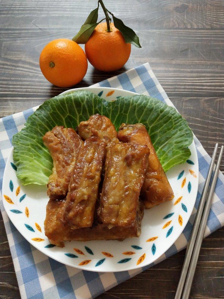 橙香蜜汁烤排骨