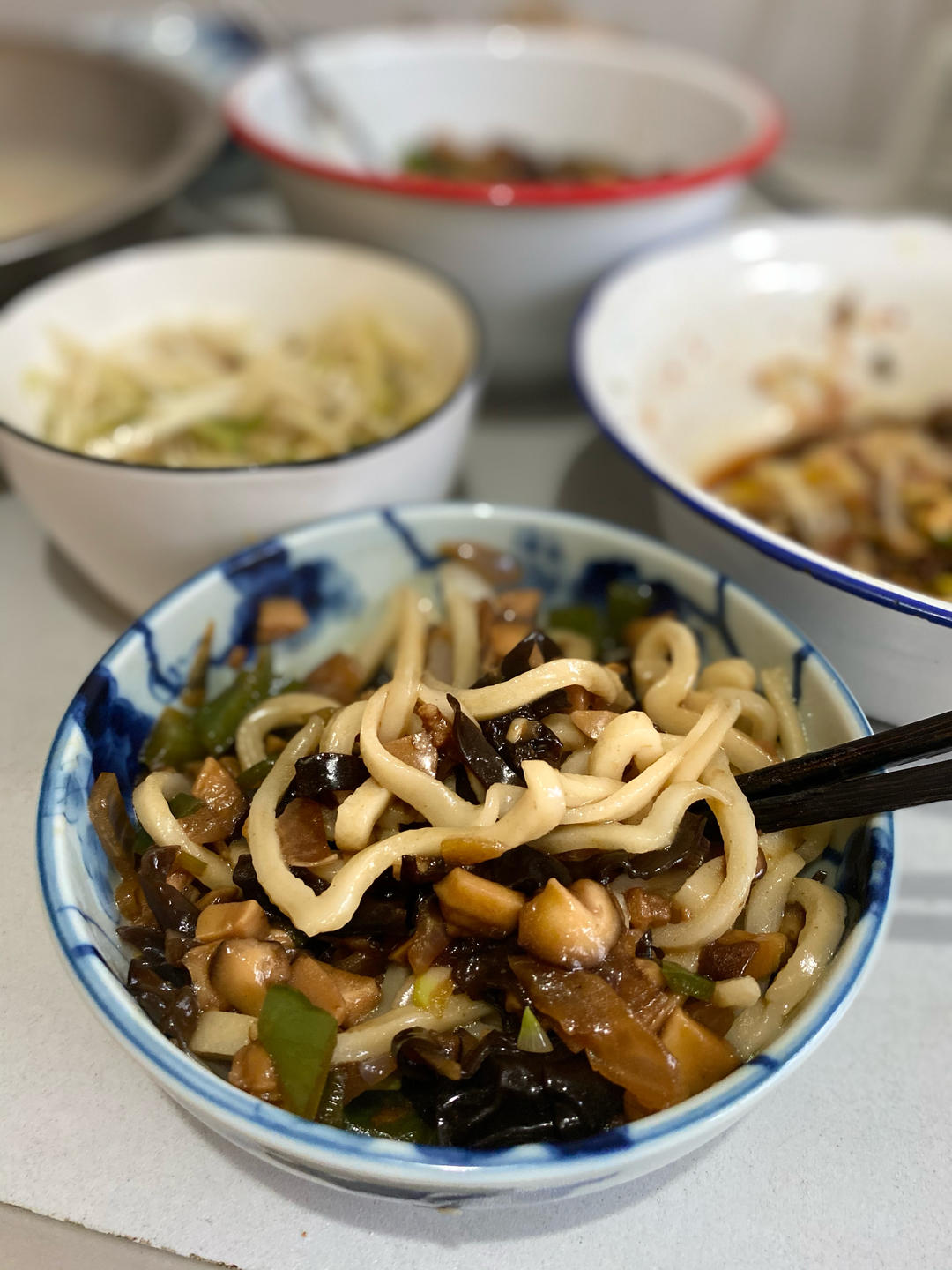 好吃起来我自己都害怕的豆角茄子打卤面