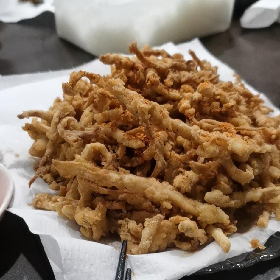 东北天妇罗？炸蘑菇