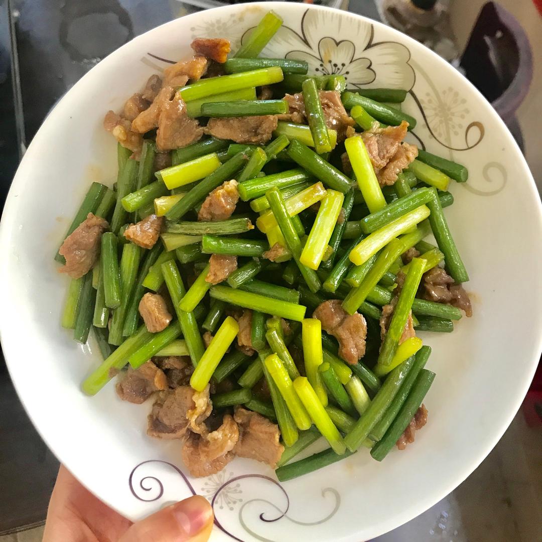 蒜薹炒肉丝