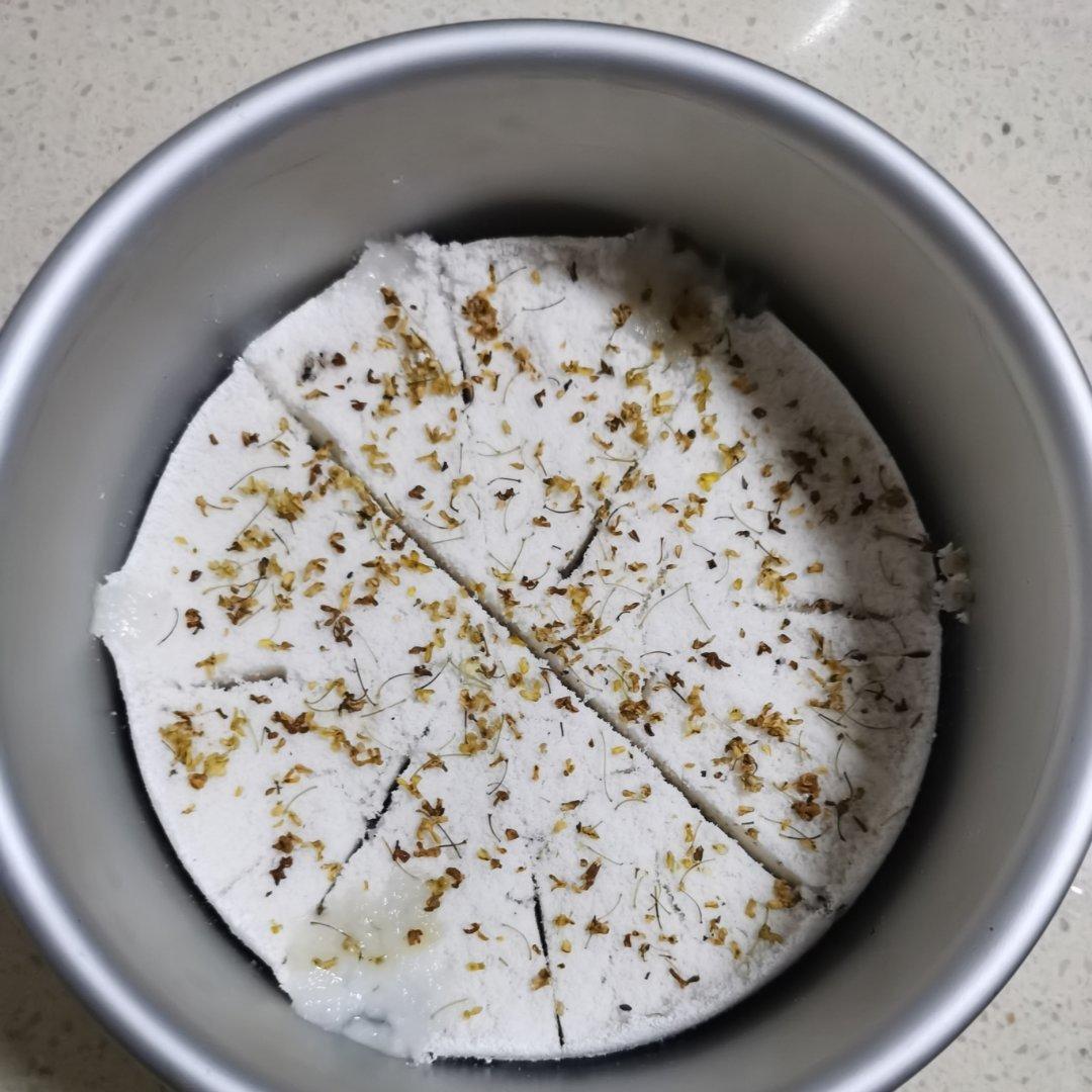 人人都会做的桂花糕+豆沙松糕