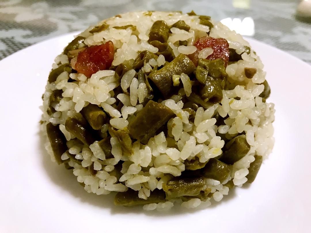 安琪儿3做的豇豆菜饭