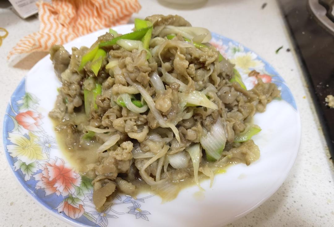 老北京葱爆羊肉(羊肉片版)