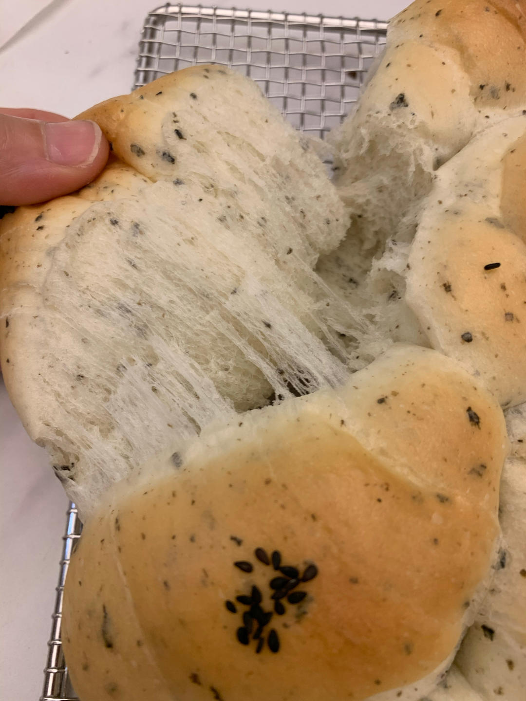 海苔面包卷（汤种法 柔软又拉丝）