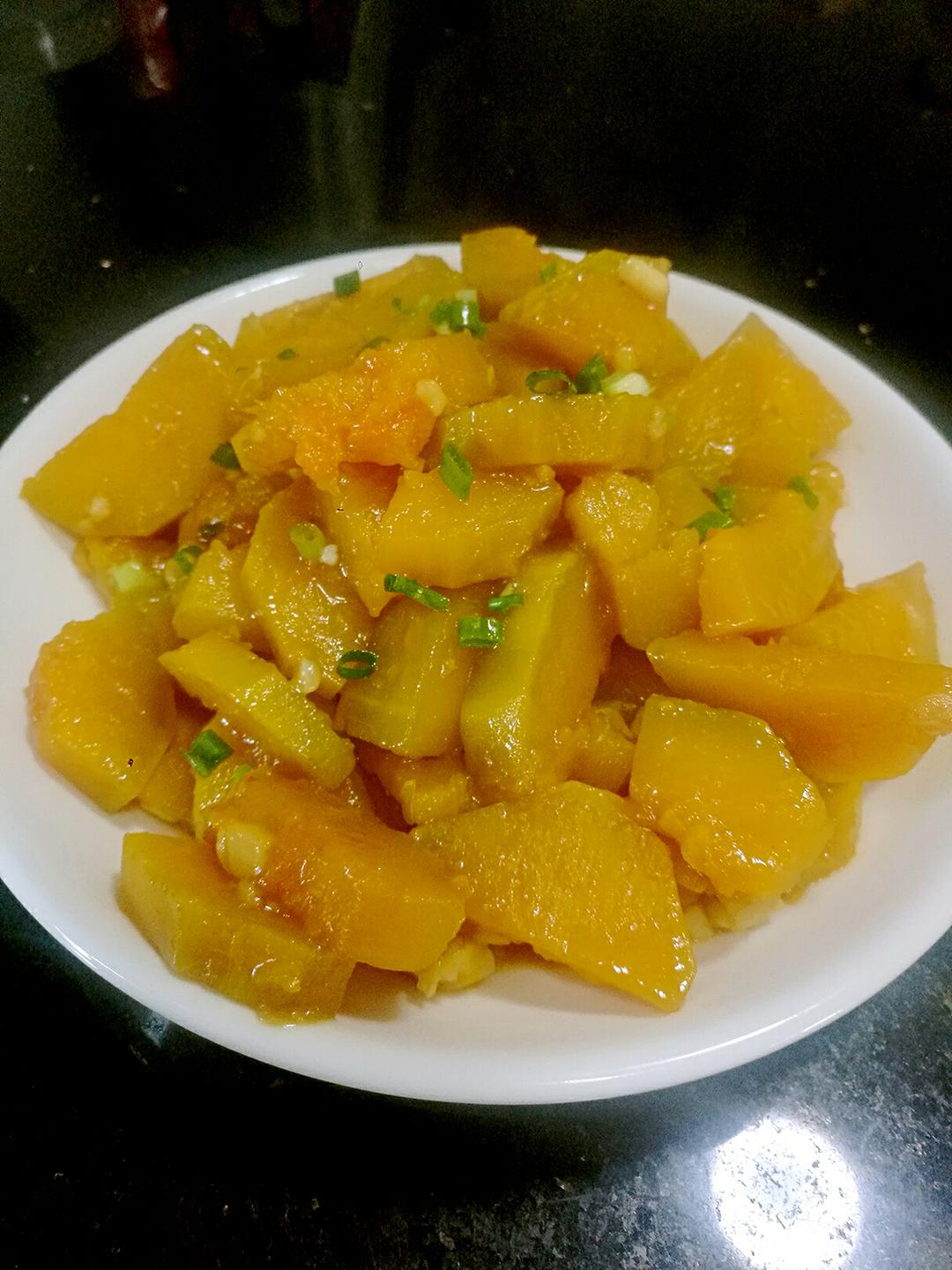 蚝油焖南瓜的做法