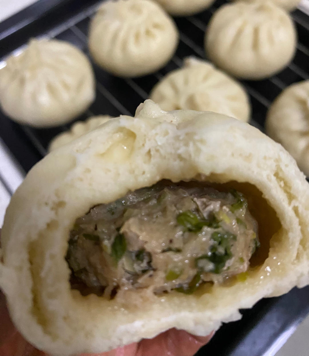 鲜肉包(‼️超嫩肉馅 松软多汁 免打水㊙️详细版)