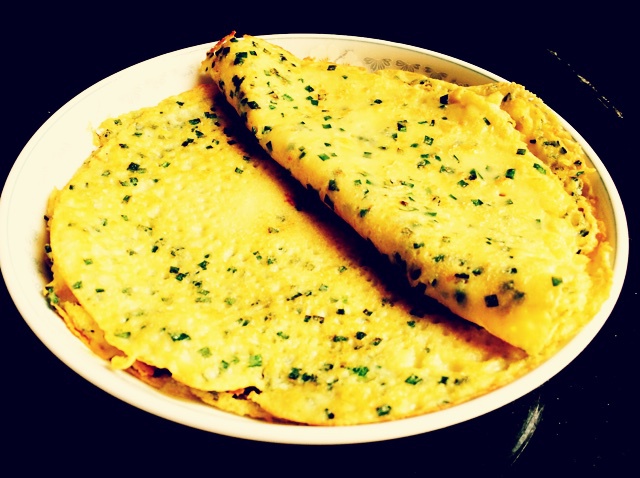 鸡蛋韭菜饼
