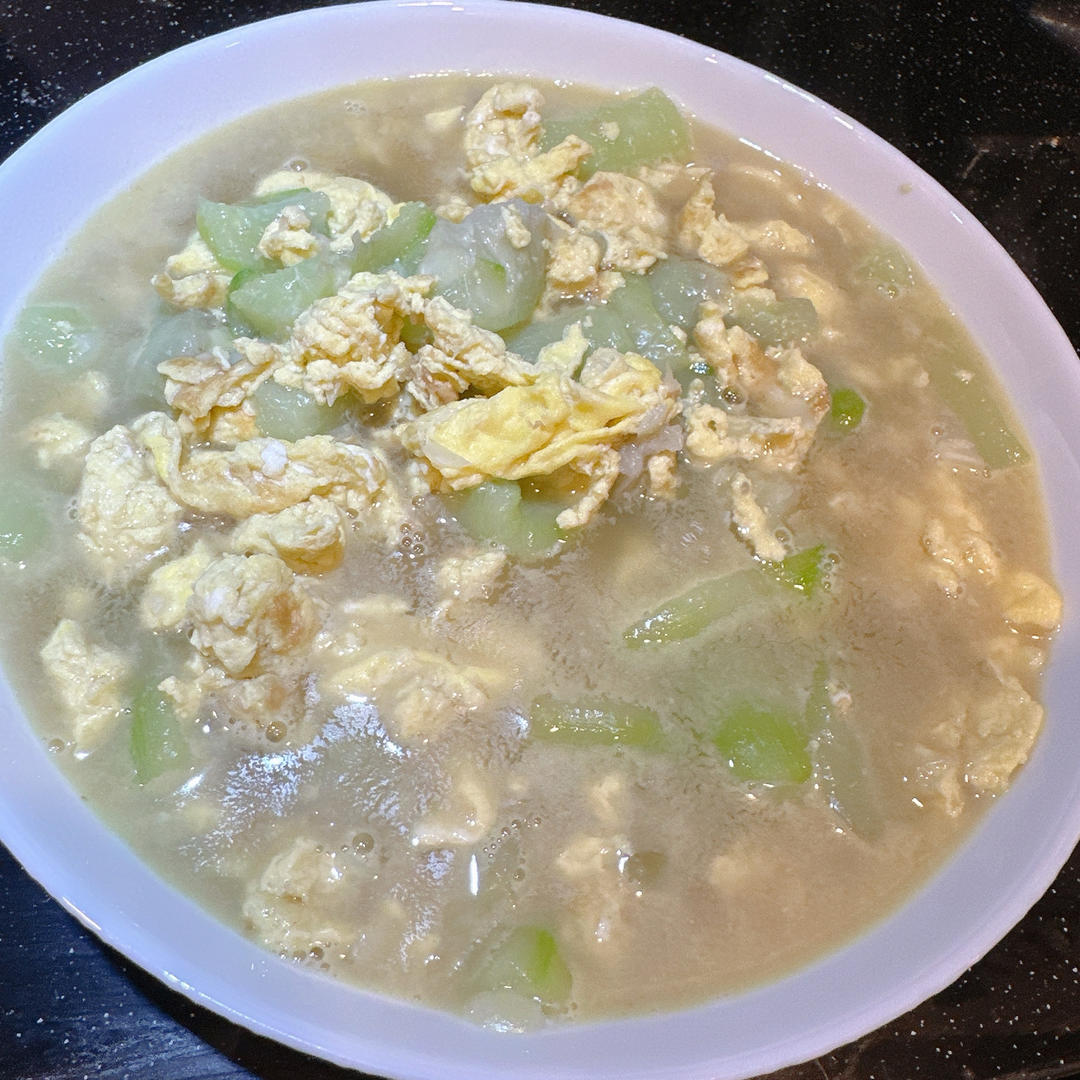 简单快手，五分钟搞定的丝瓜炒蛋