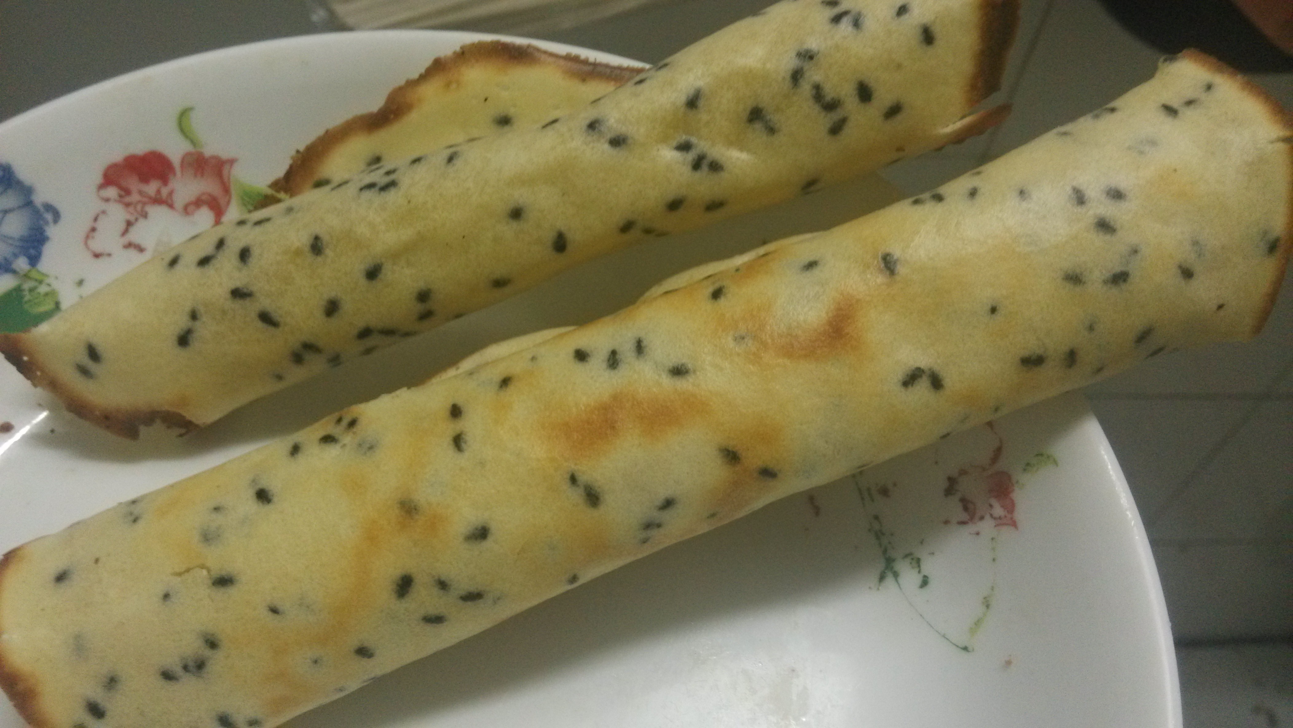平底锅脆皮蛋卷