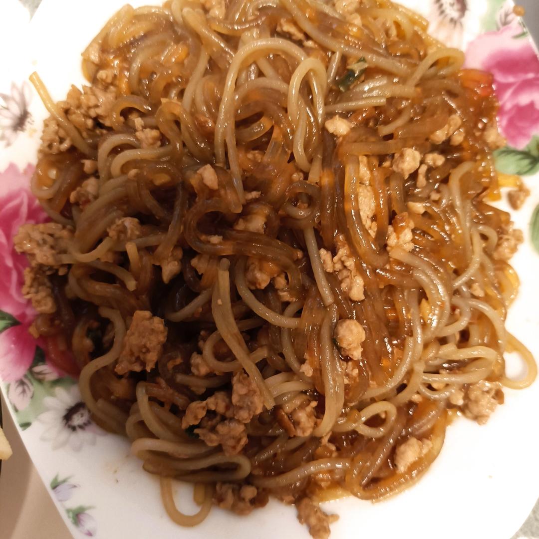 蚂蚁上树(肉末炒粉丝)超下饭‼️十分钟搞定