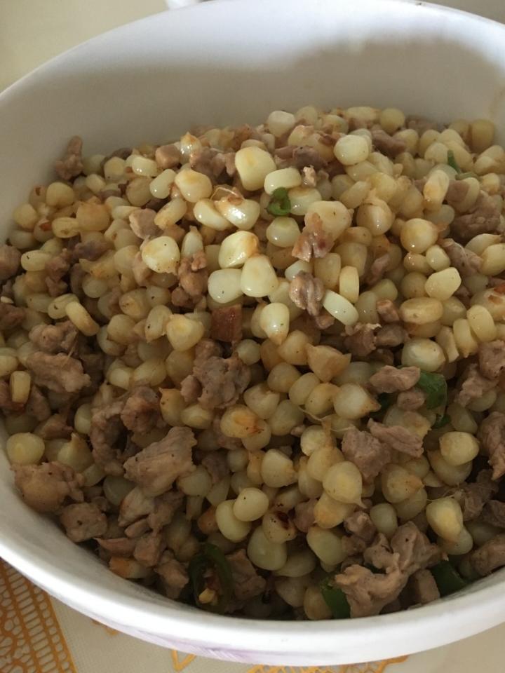 肉末玉米粒「超级无敌下饭菜」