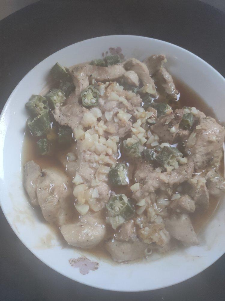 蒜蓉蒸鸡胸（鸡腿）