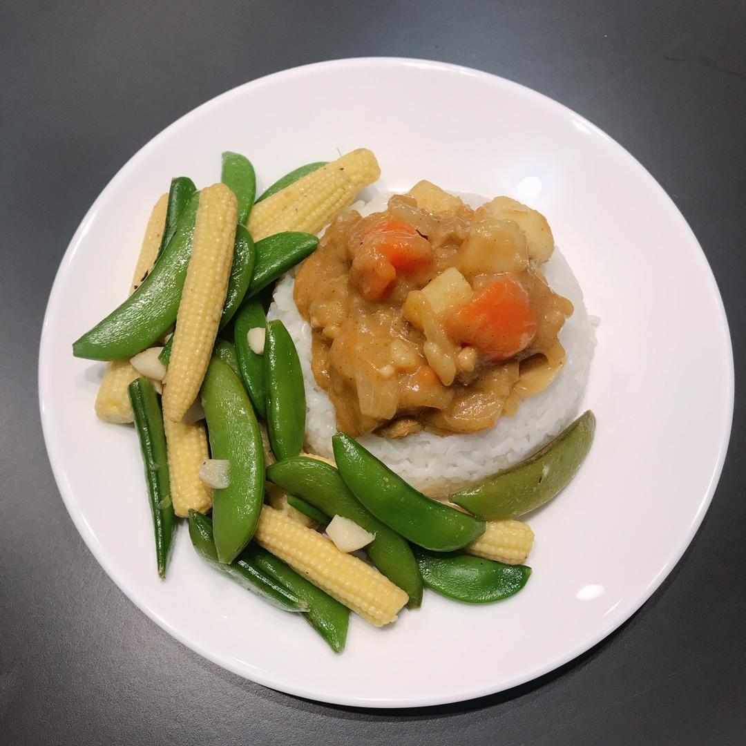 简约日式咖喱饭
