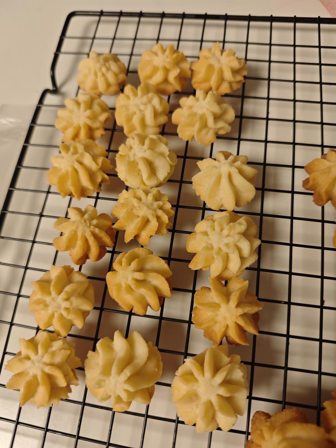 曲奇饼干，完美配方超好挤，酥到不敢碰，一个月还能酥掉渣