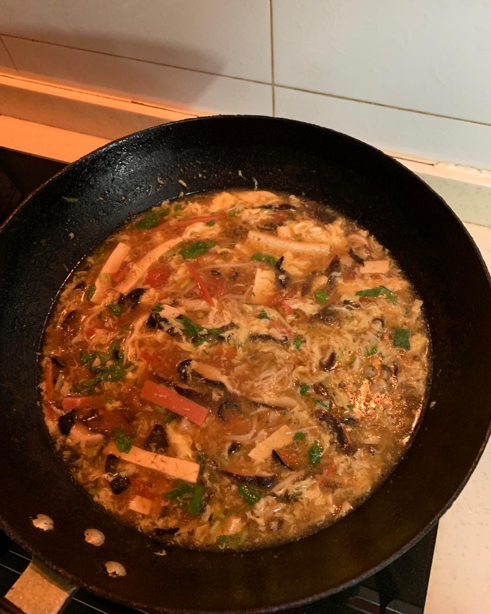 10分钟就能搞定的低脂酸辣汤❗好喝又开胃