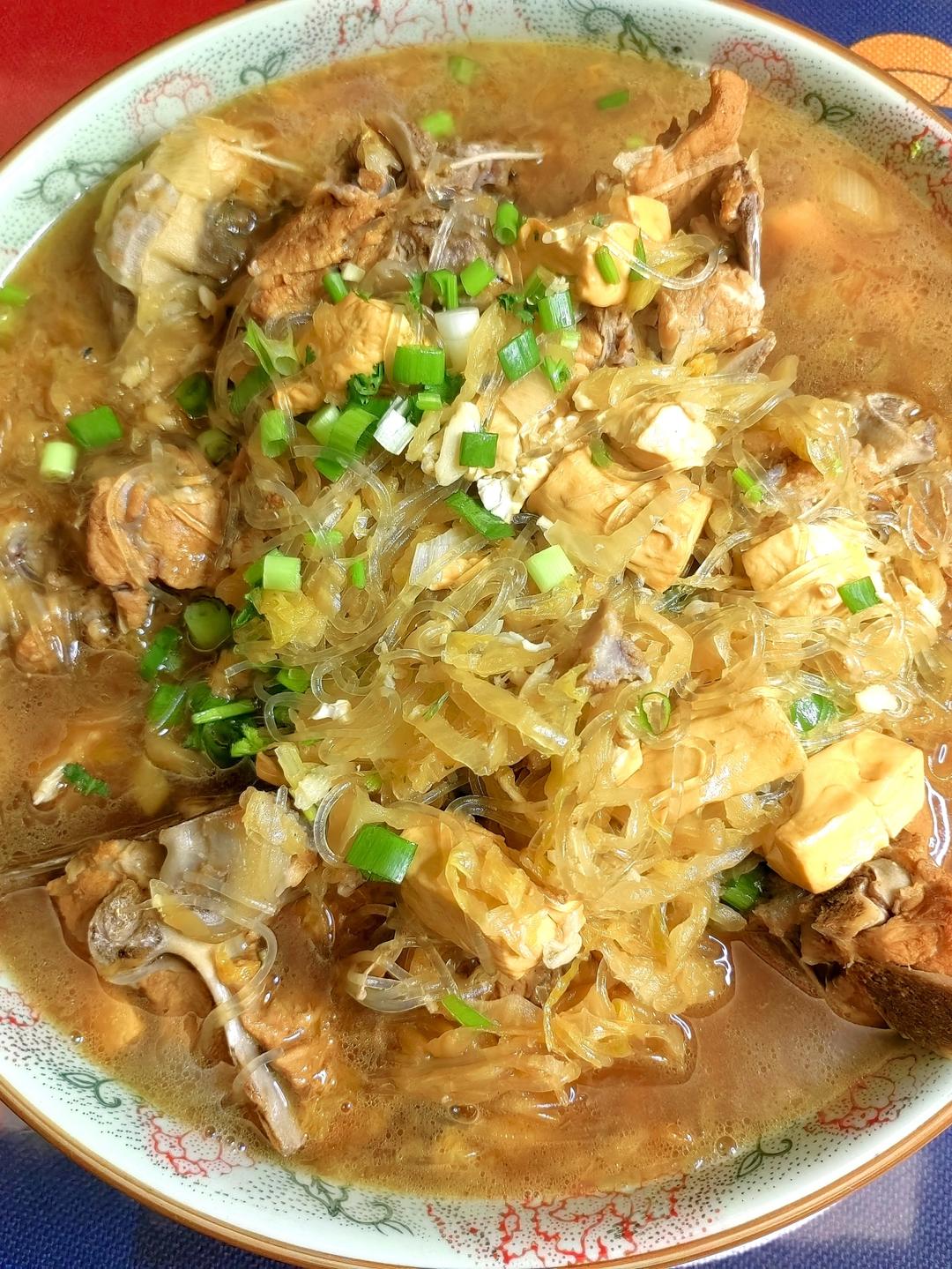 东北酸菜炒粉条（渍菜粉）/附：炖酸菜