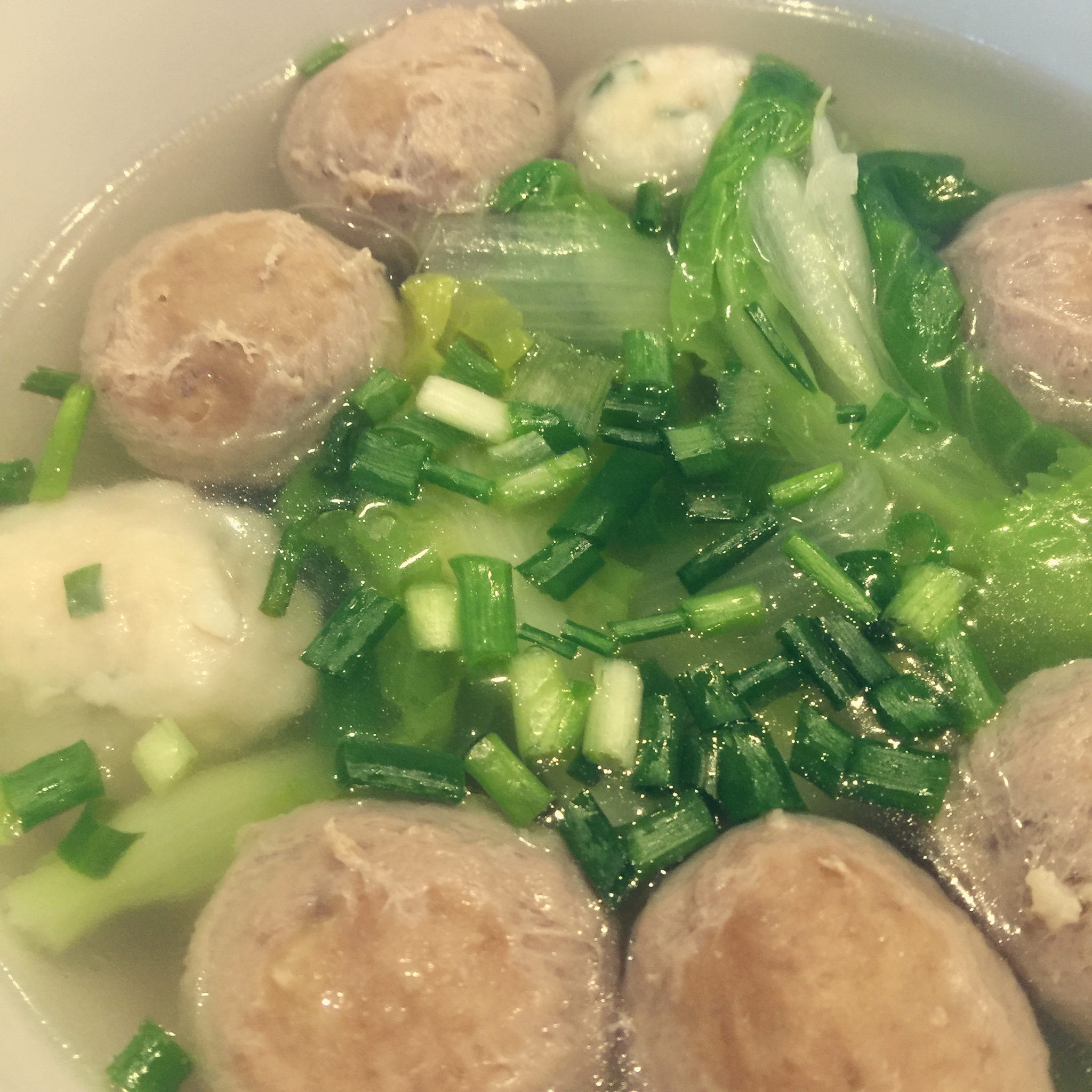 鱼丸菠菜汤