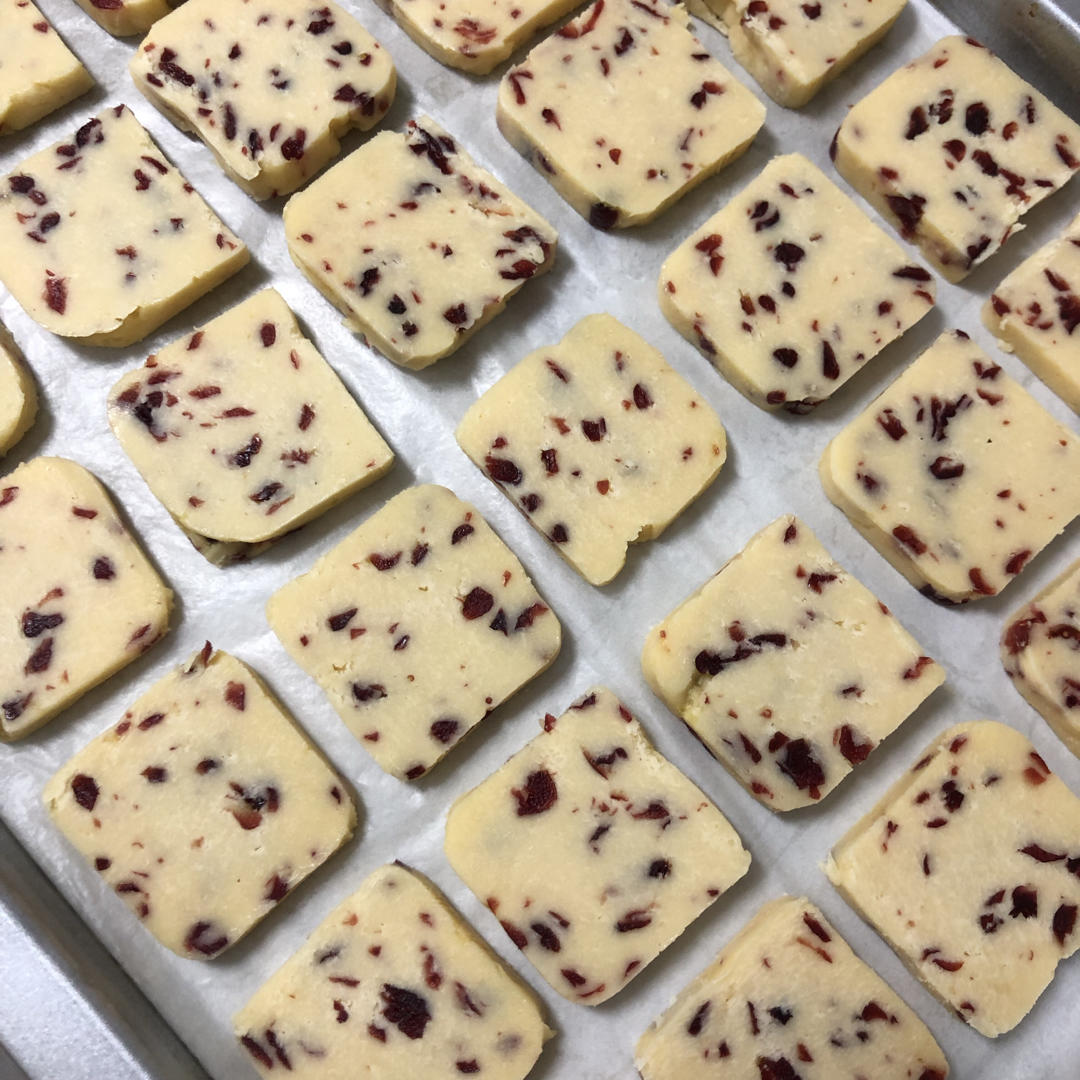 低糖少油版蔓越莓饼干