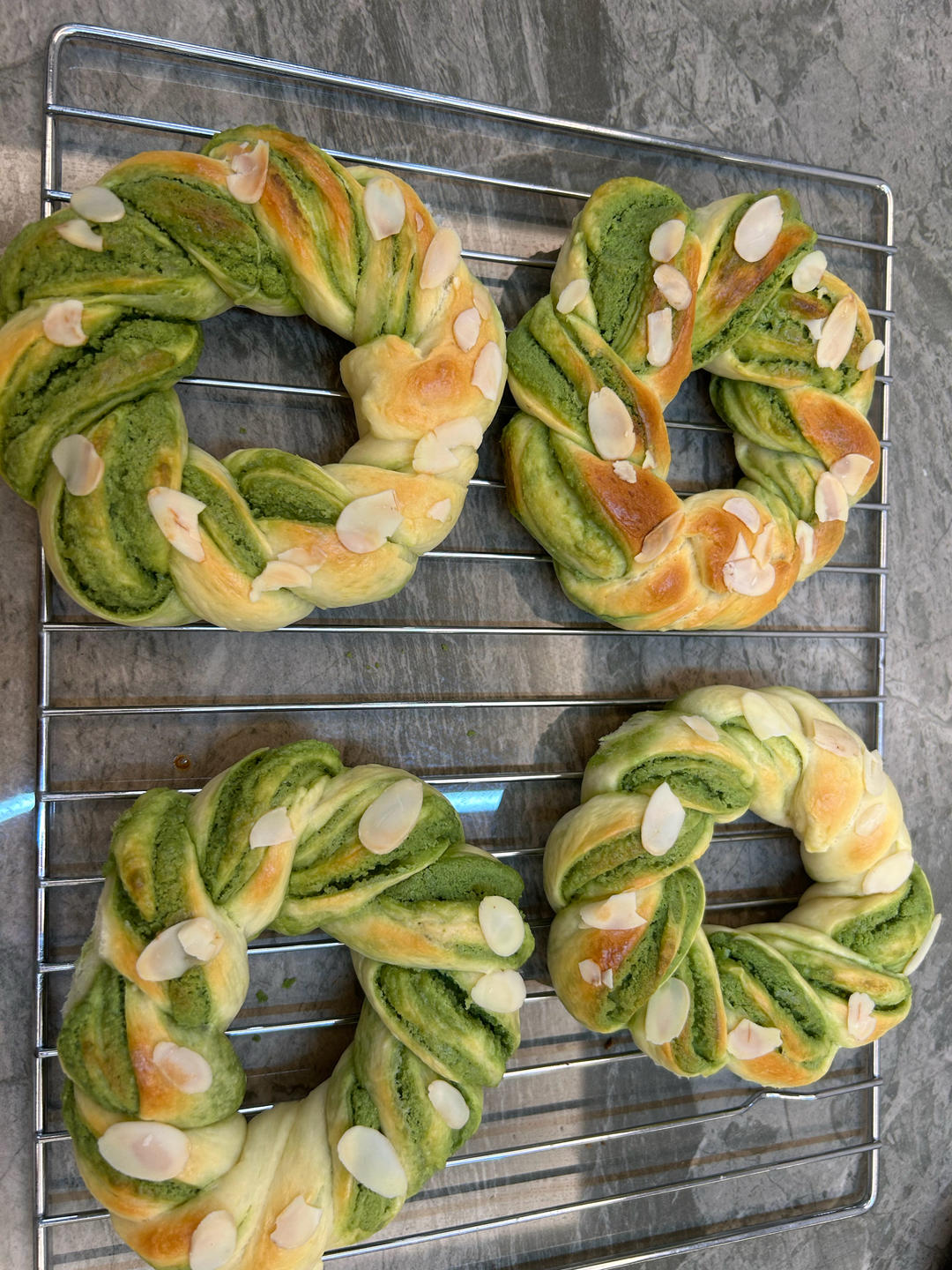 抹茶奶酥皇冠面包-不藏私面包匠人