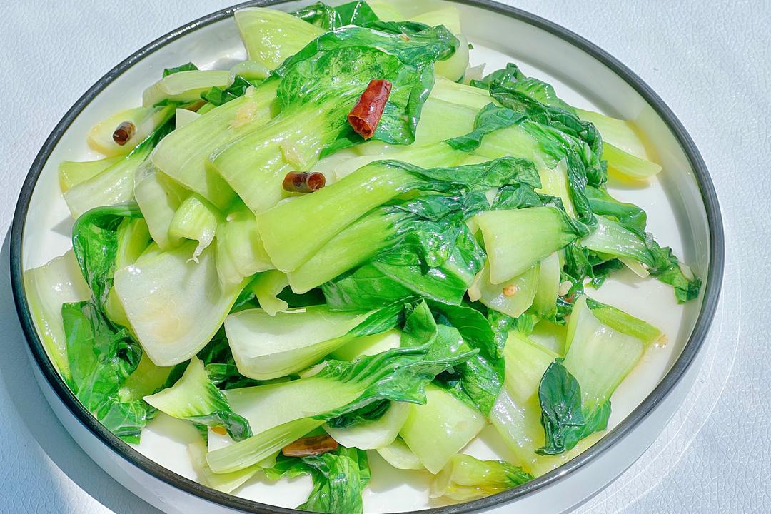 鲜爽好吃炒上海青