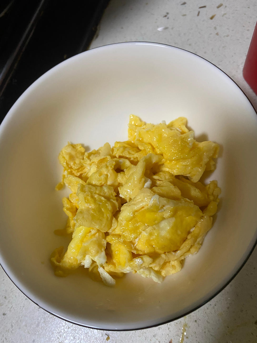番茄炒鸡蛋（超浓的番茄味）