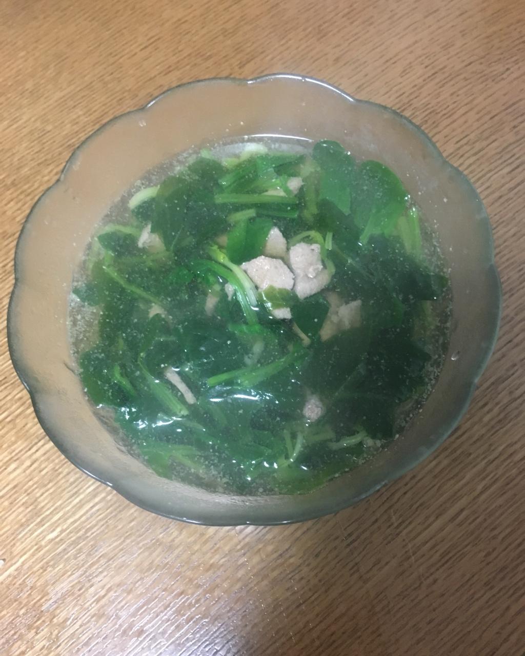 菠菜猪肝汤
