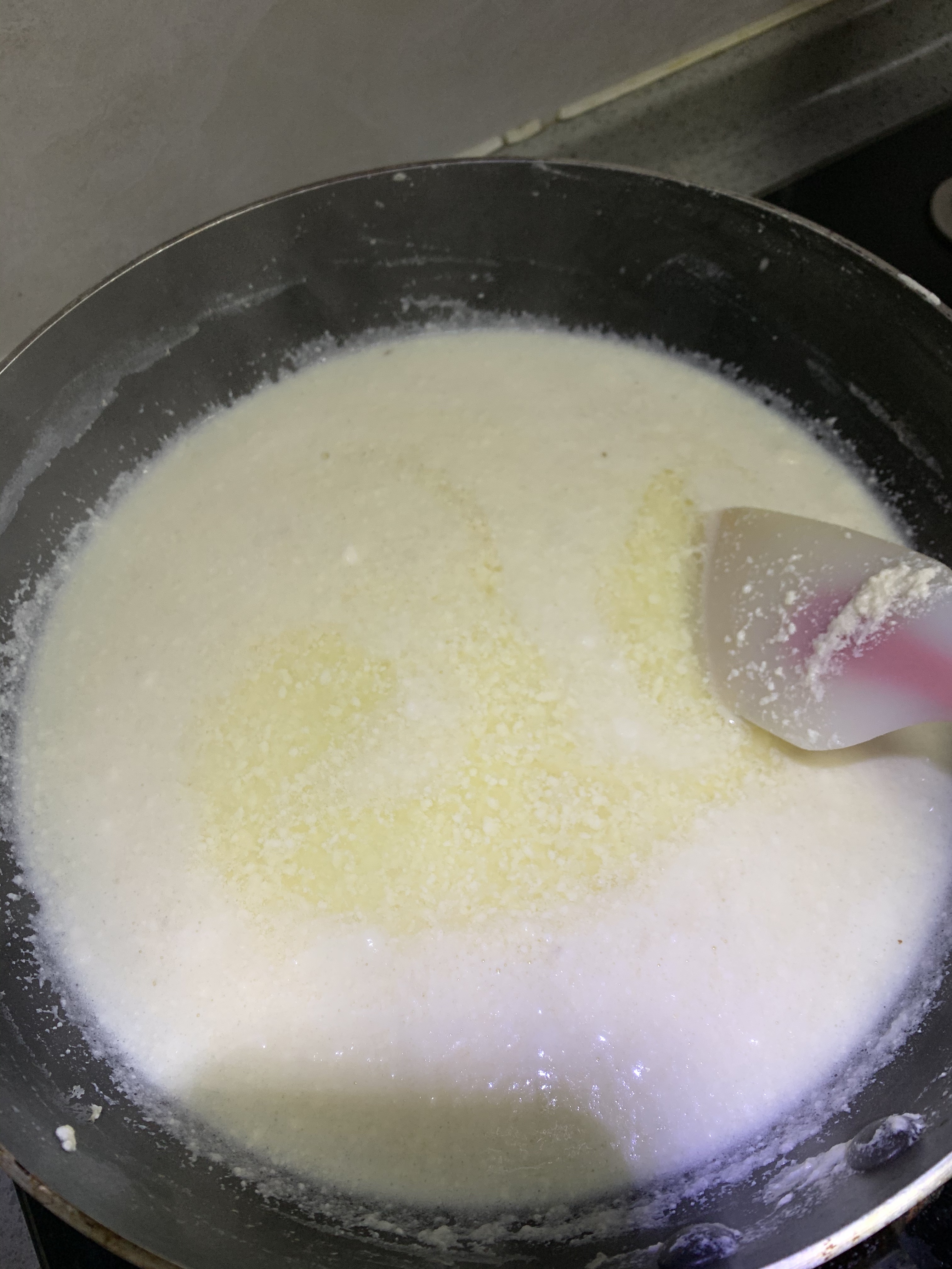 自制奶油芝士奶油奶酪 牛奶+柠檬汁（快手）的做法 步骤3
