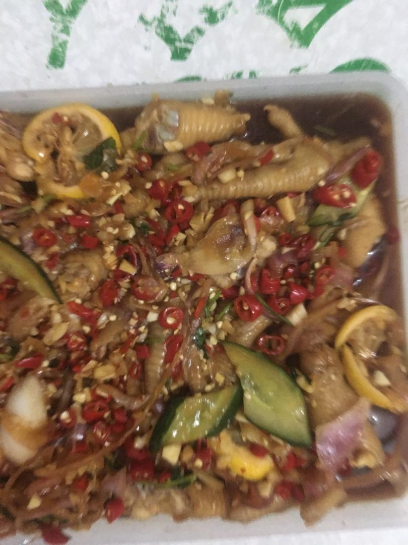网红柠檬凤爪
