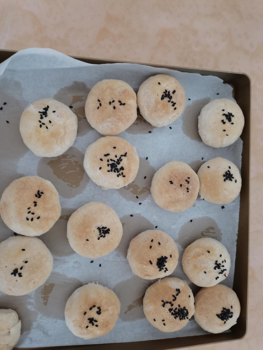 酥皮绿豆饼   酥得掉渣渣