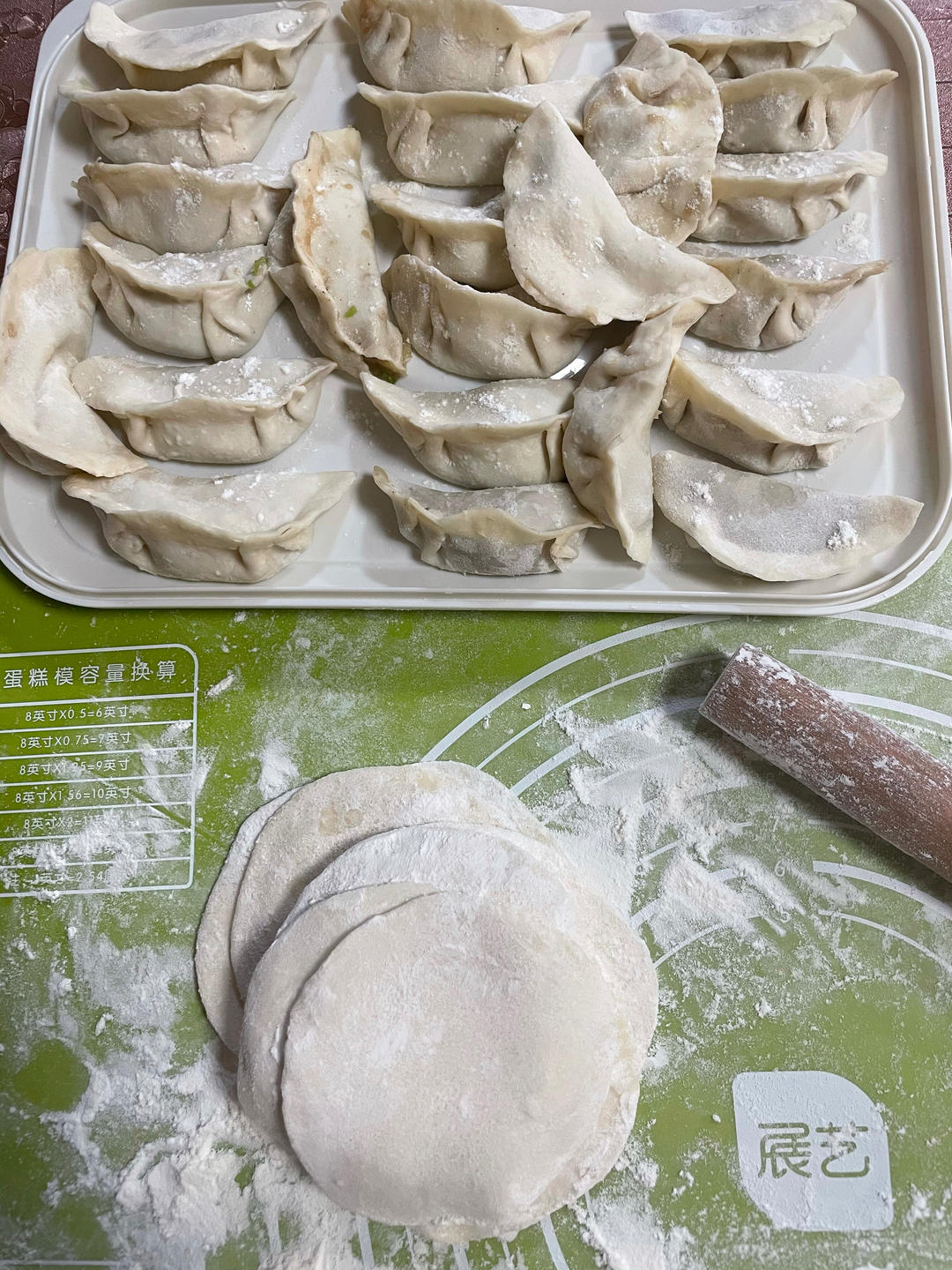 手工揉面三分钟，又韧又薄又好包的饺子皮