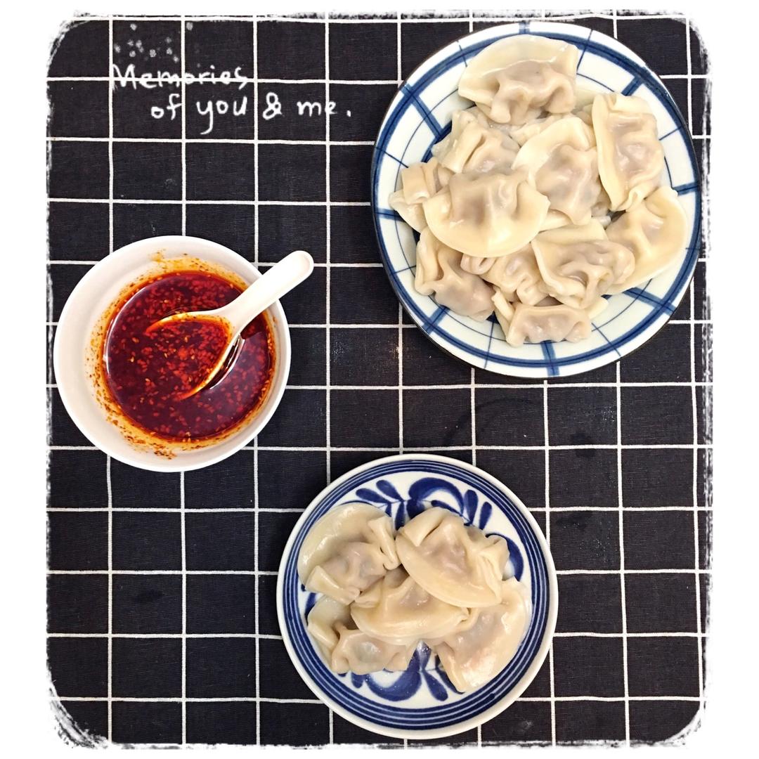 私家饺子蘸酱
