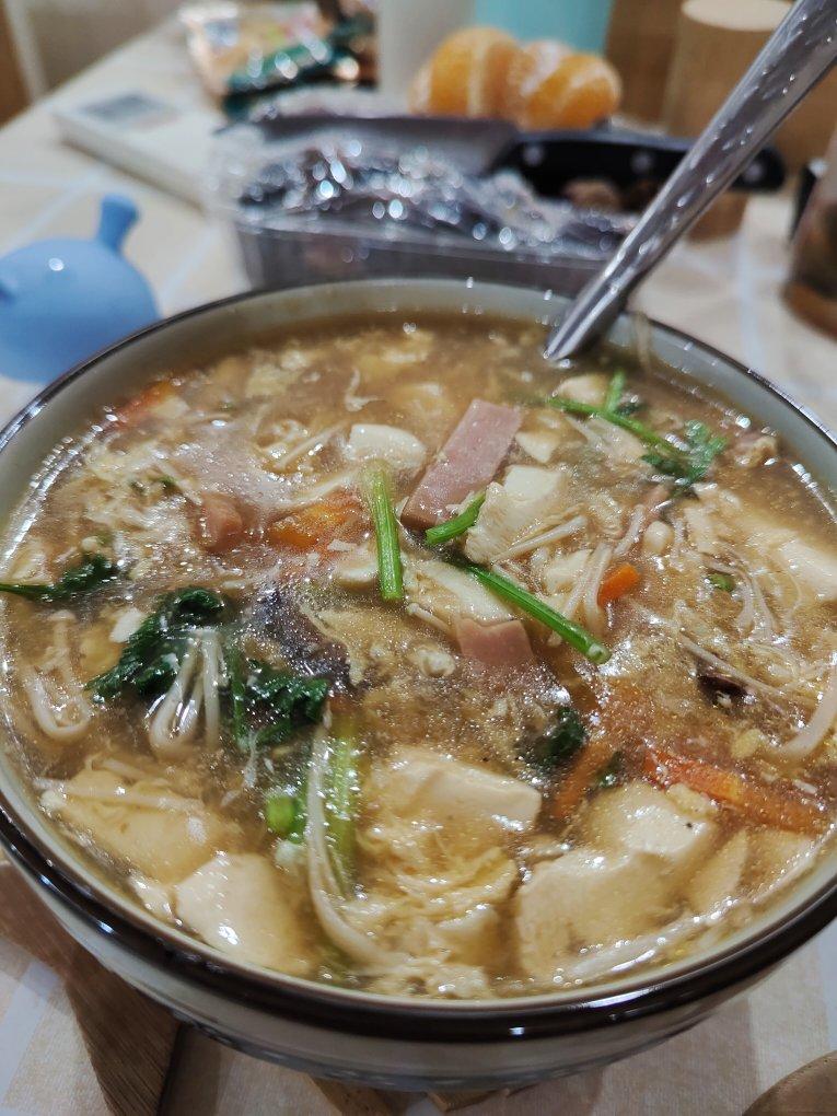 酸辣豆腐汤