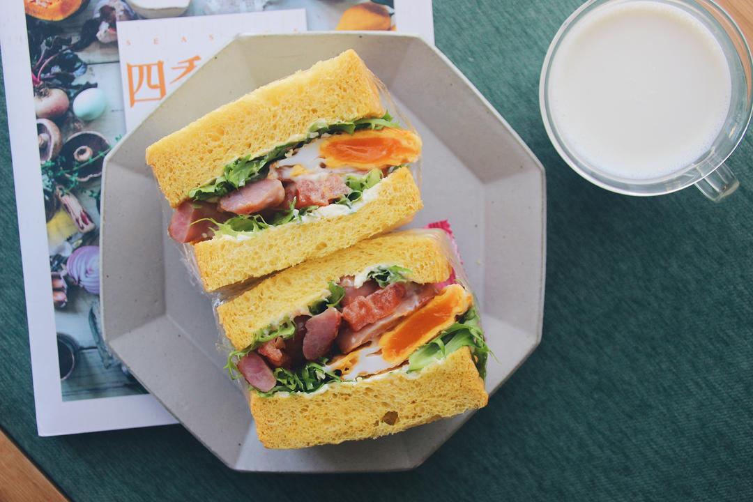 纯奶手撕吐司的做法 步骤1