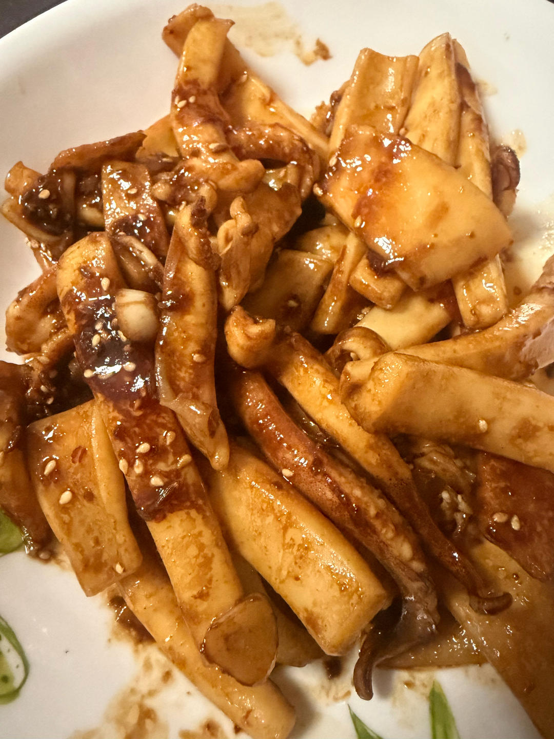 家庭版的铁板鱿鱼