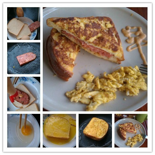 港式小食火腿西多士