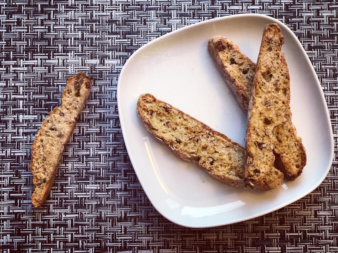 【健康零食】香蕉燕麦意式脆饼