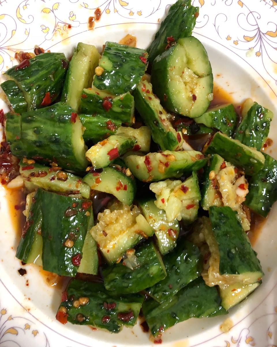 chris啦做的超级好吃的凉拌拍黄瓜