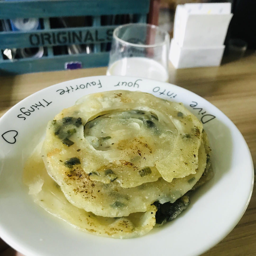 饺子皮葱油饼