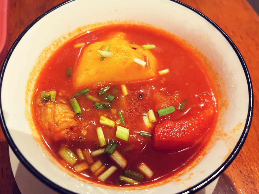 番茄土豆炖牛腩