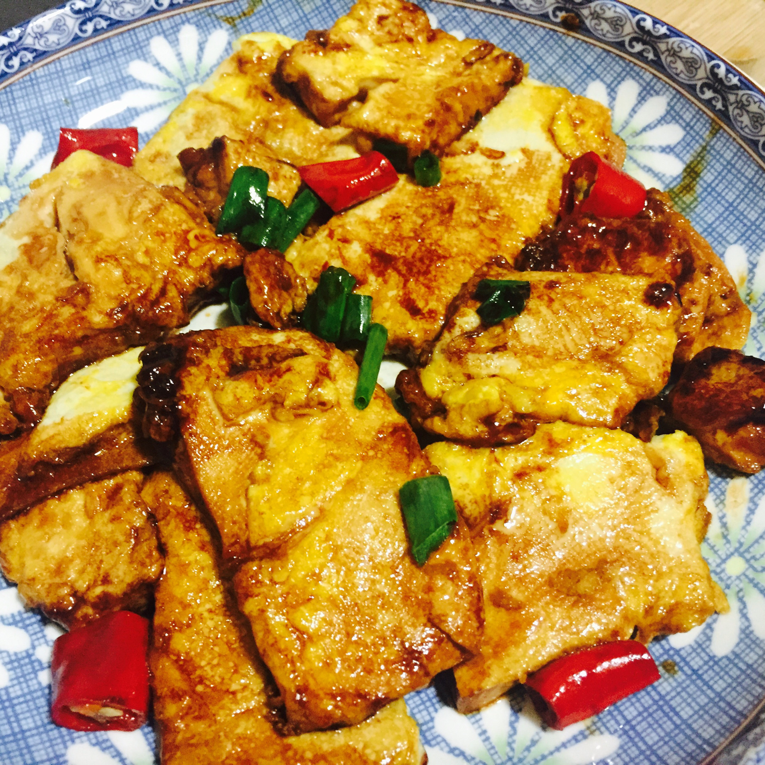 蚝油嫩豆腐