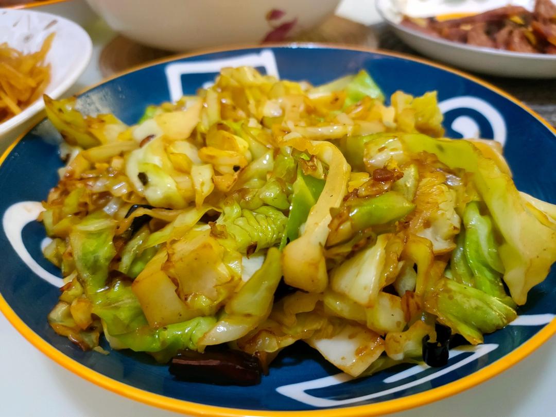 饭店版炝炒甘蓝