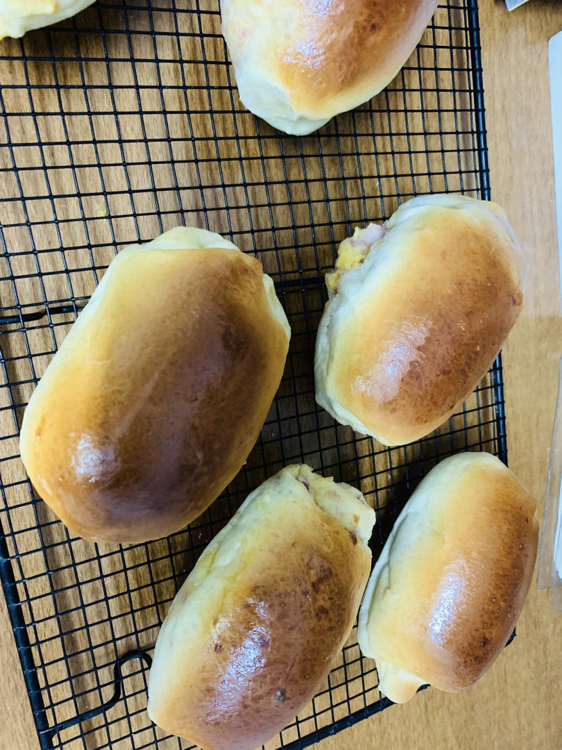 芋泥咸蛋黄小餐包