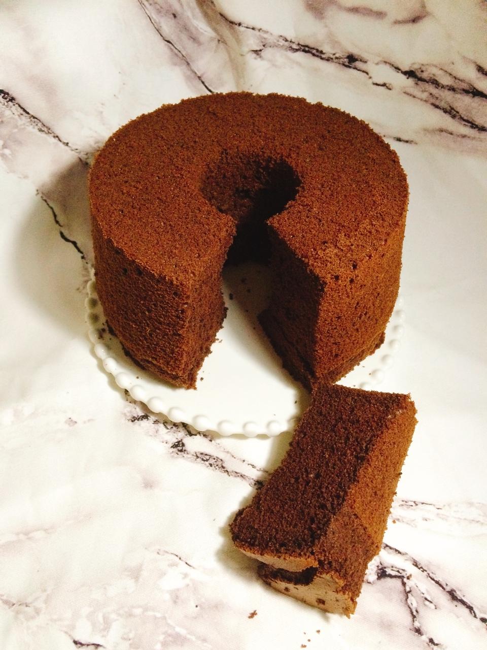 不消泡的巧克力戚风