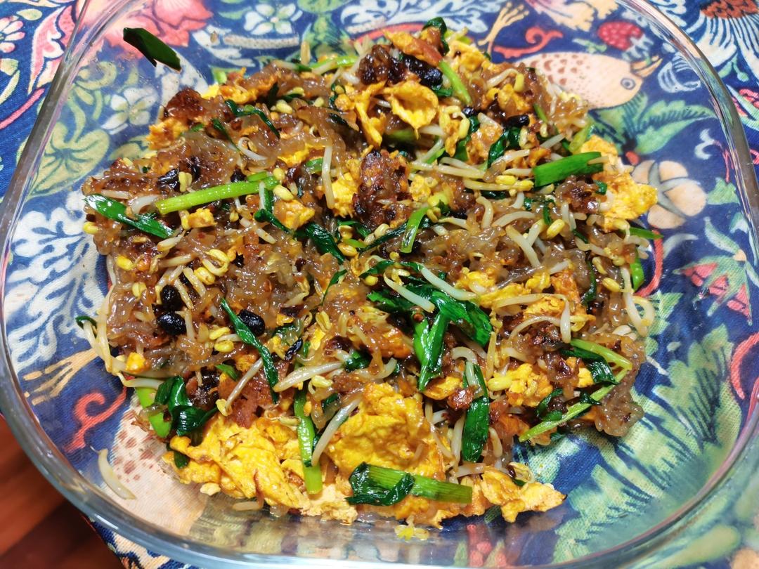 炒合菜～经典的拌饭菜，真的太香了