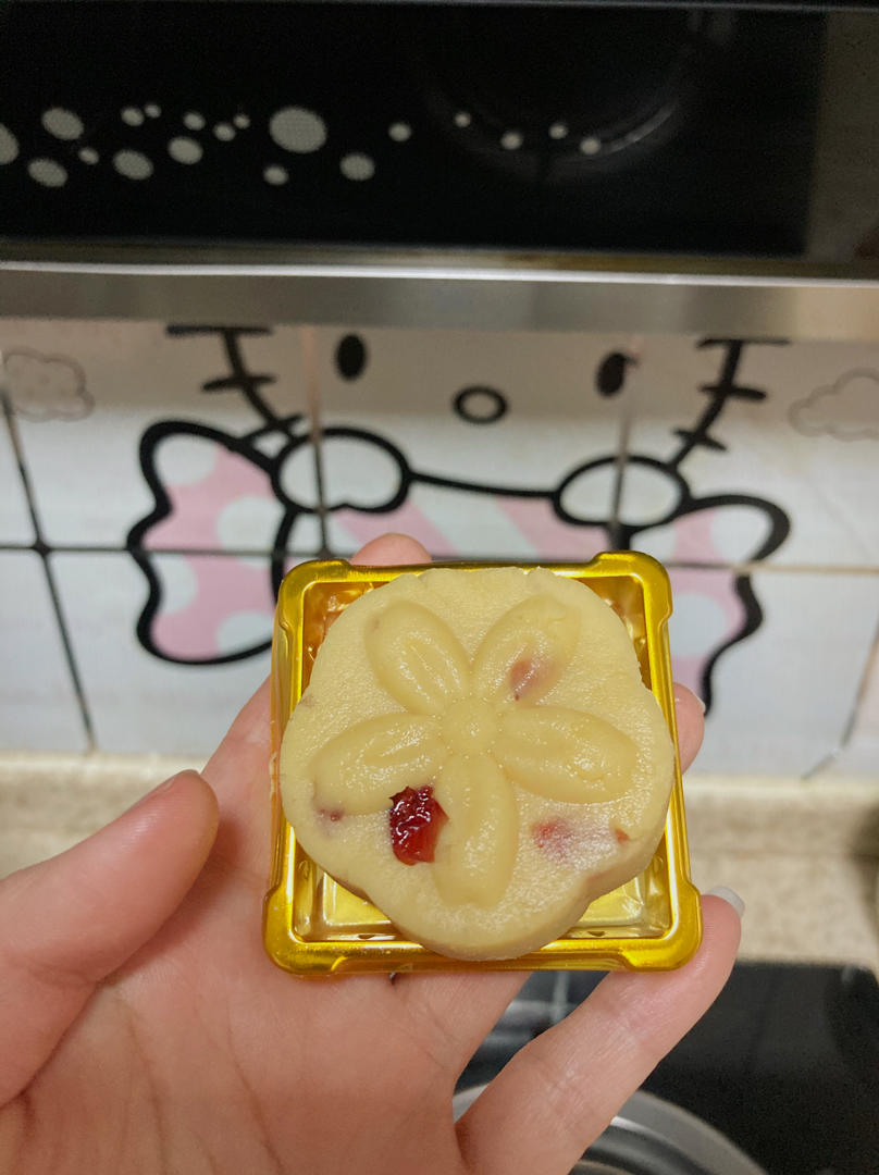 蔓越莓绿豆糕