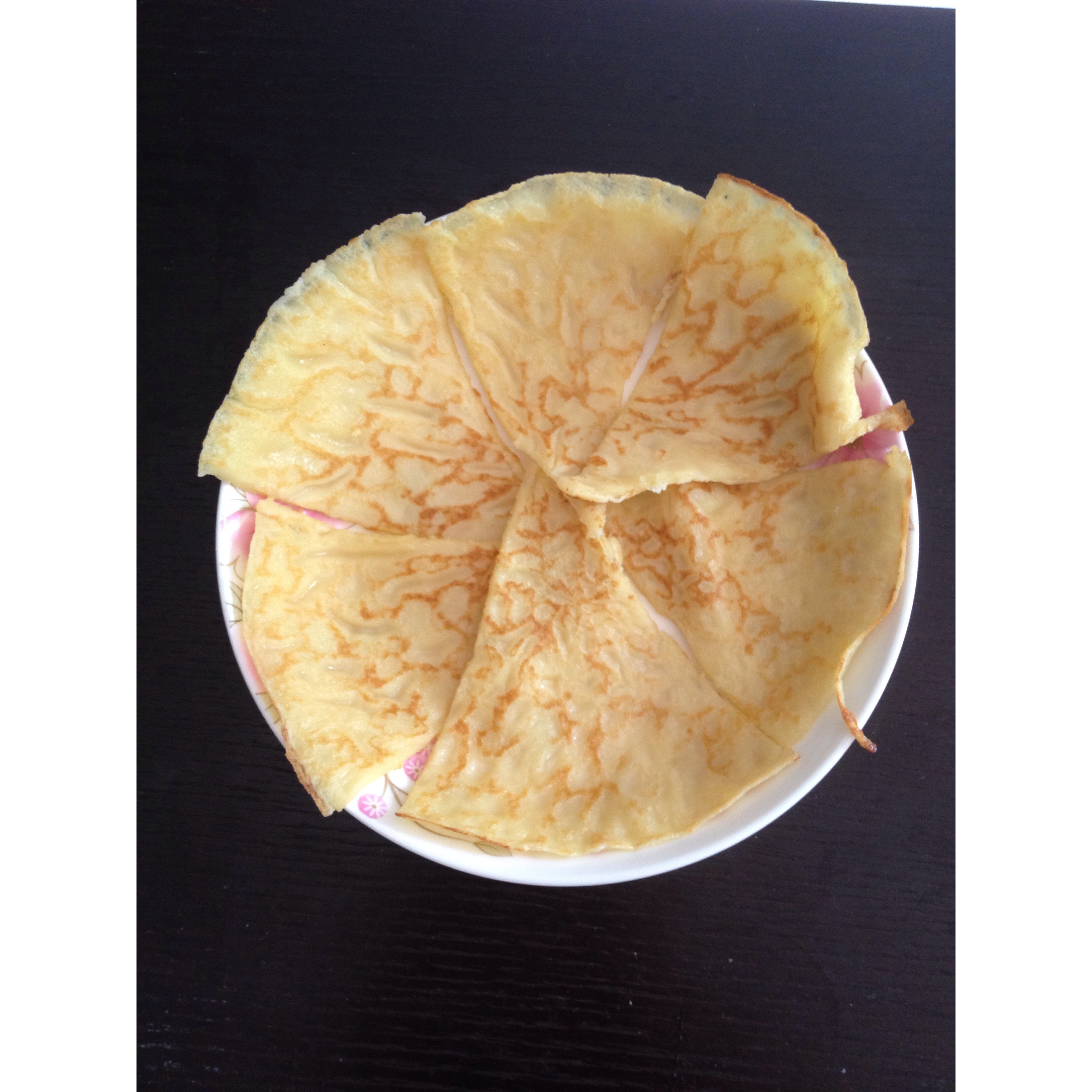 面粉鸡蛋薄饼 葱油甜面饼