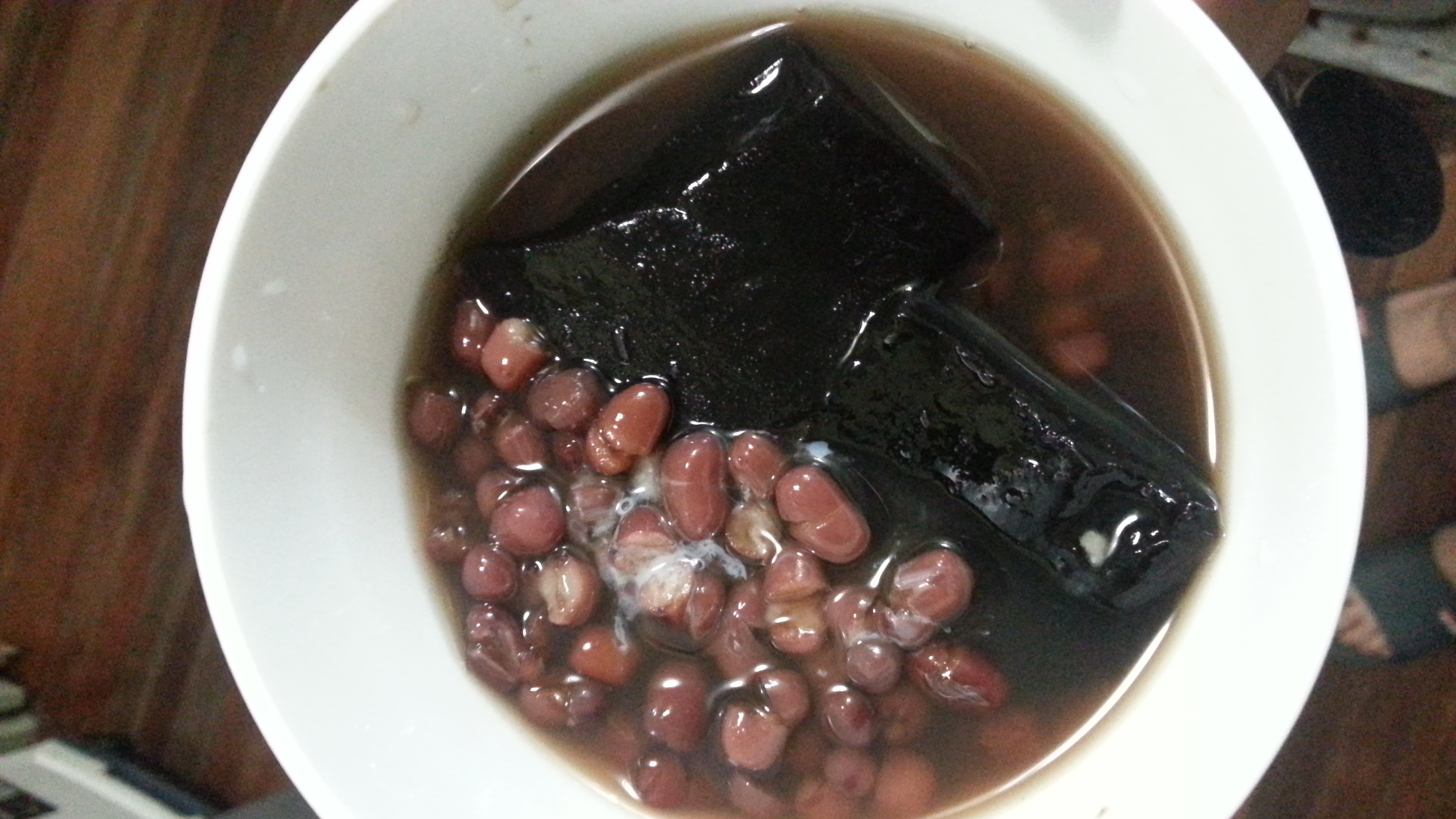 龟苓膏西米大红豆