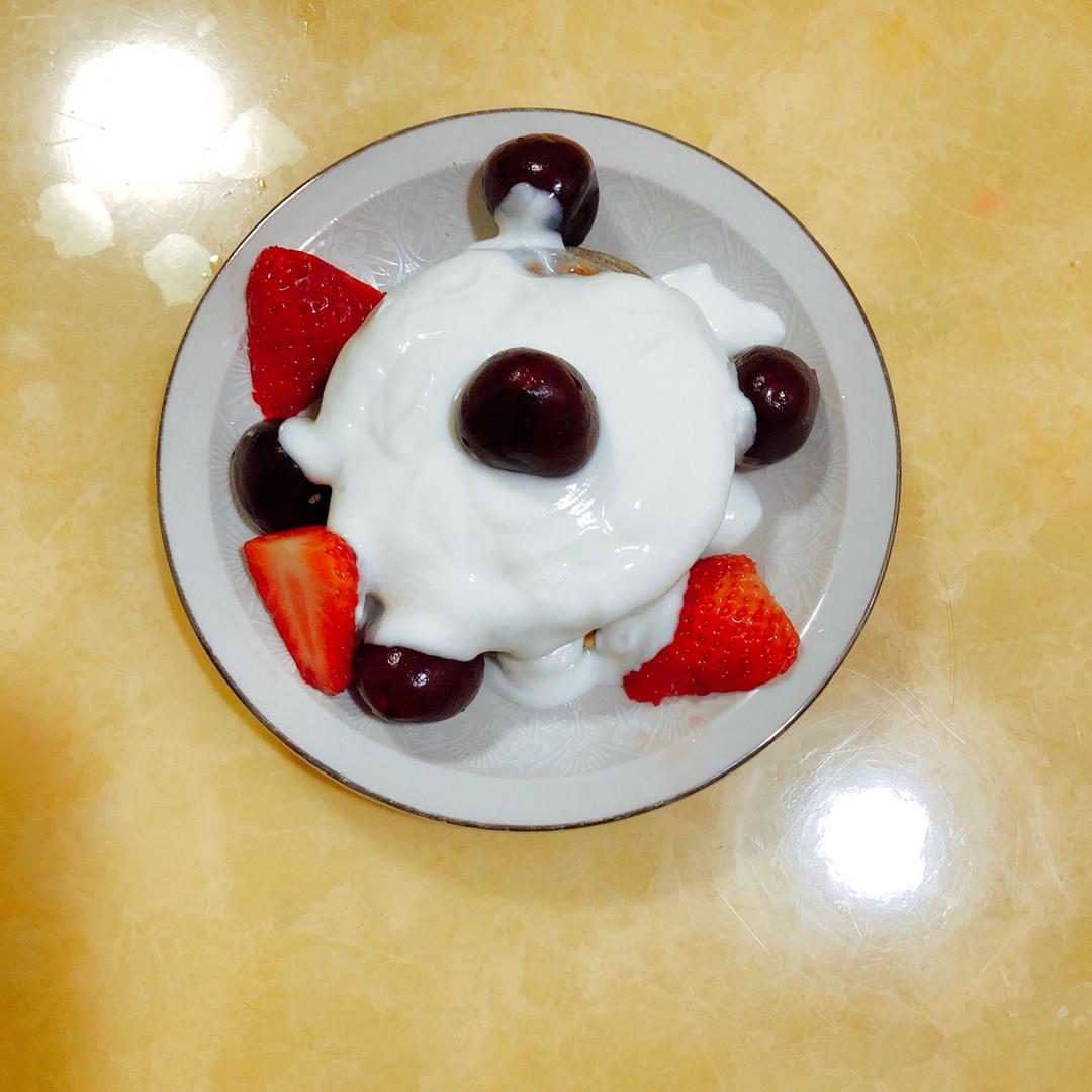 原味松饼Pancake。