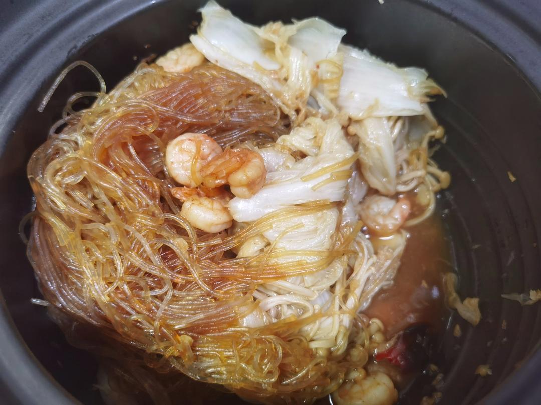 虾仁粉丝煲